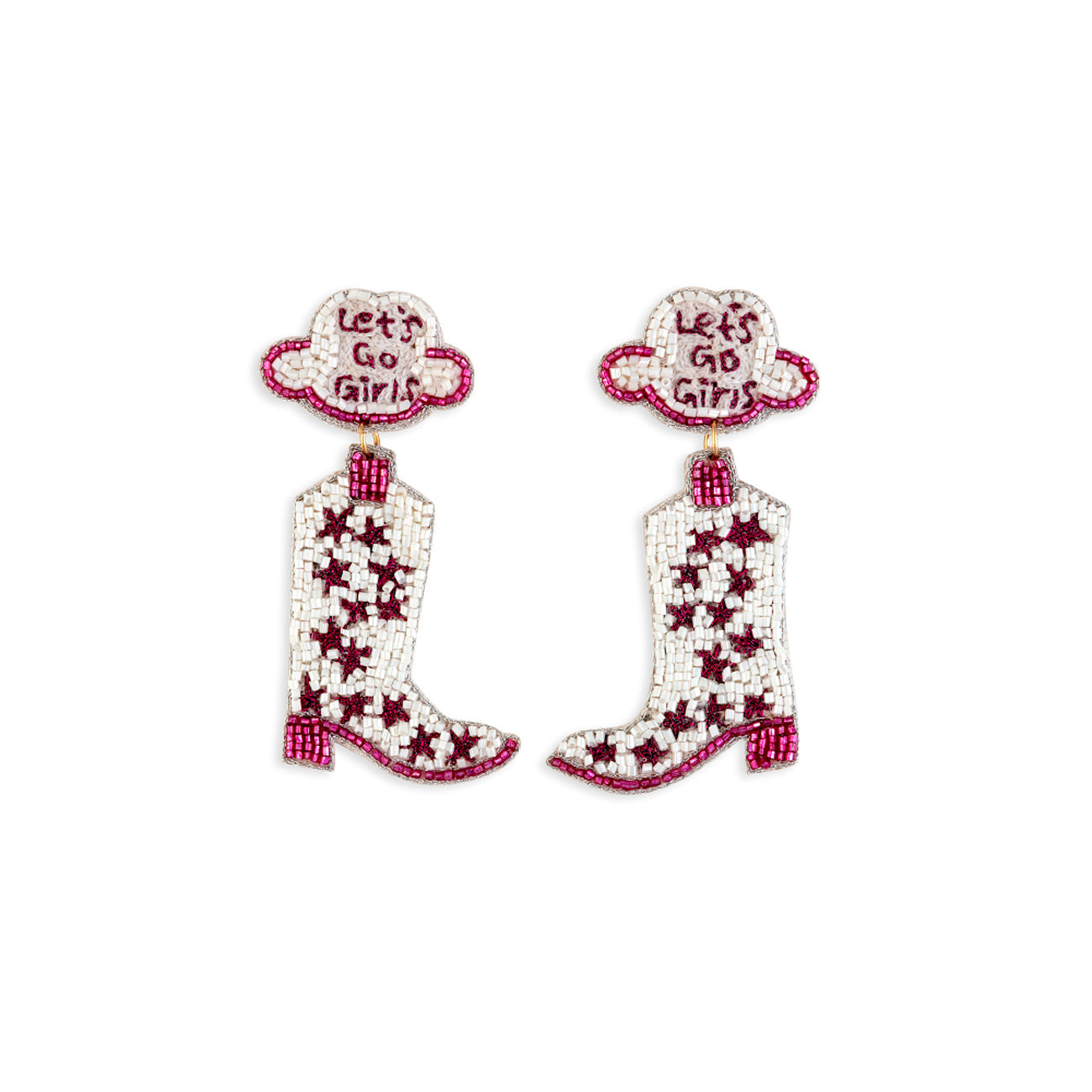 Letâ€™s Go Girls Earrings In Red