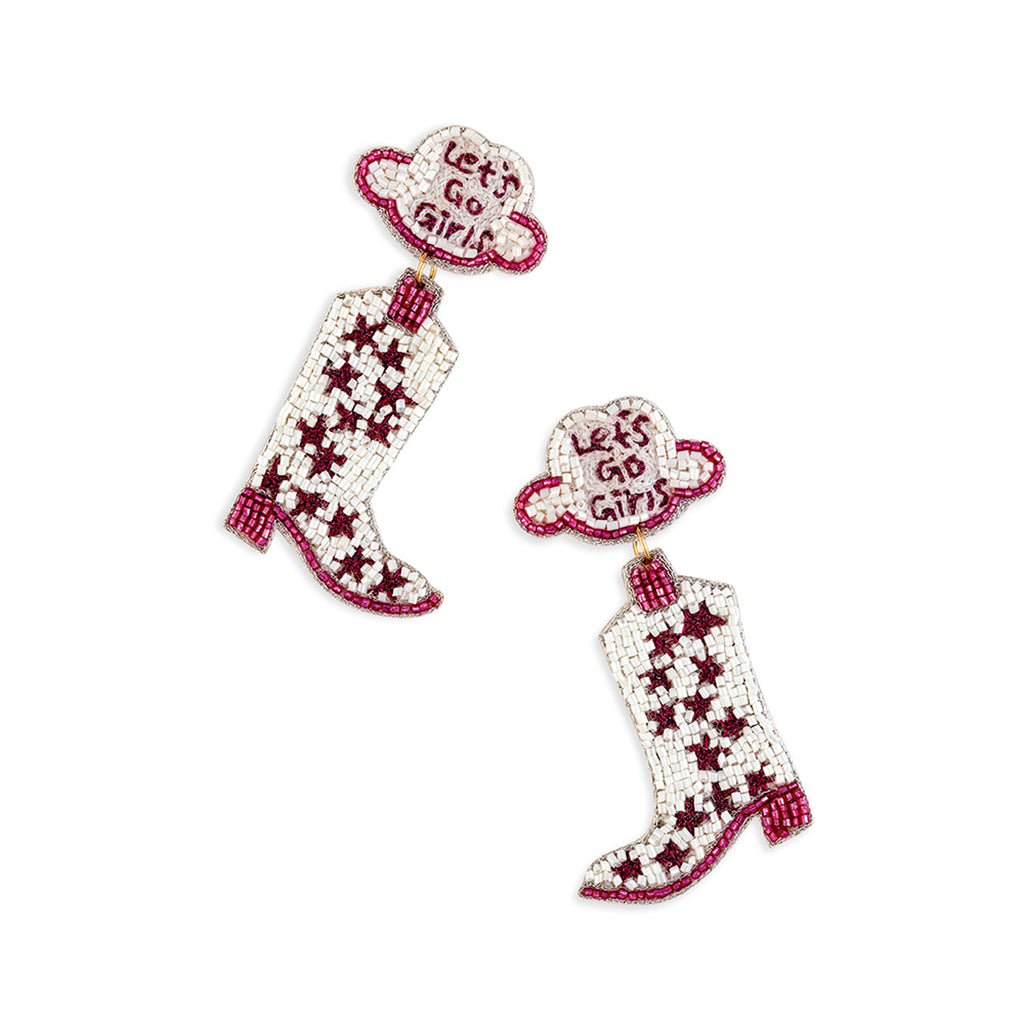 Letâ€™s Go Girls Earrings In Red