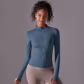 Women's Full Zip Yoga Top With Thumbholes
