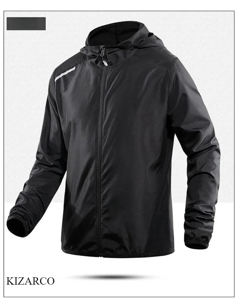 UltraLight Hooded Running Jacket - Windproof & Waterproof