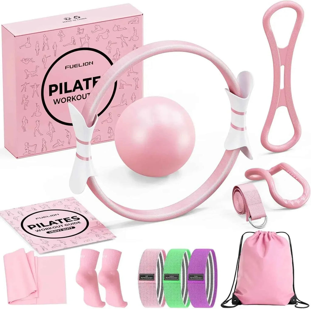Women’s Pilates Ring & Resistance Band Set