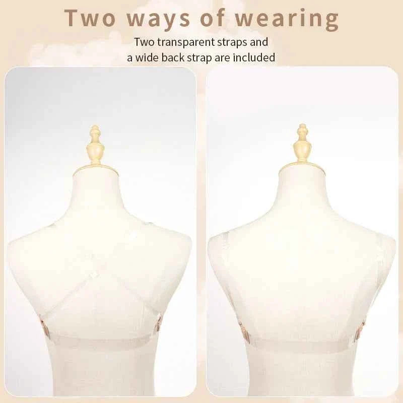 Invisible Backless Dance Bra with Clear Straps