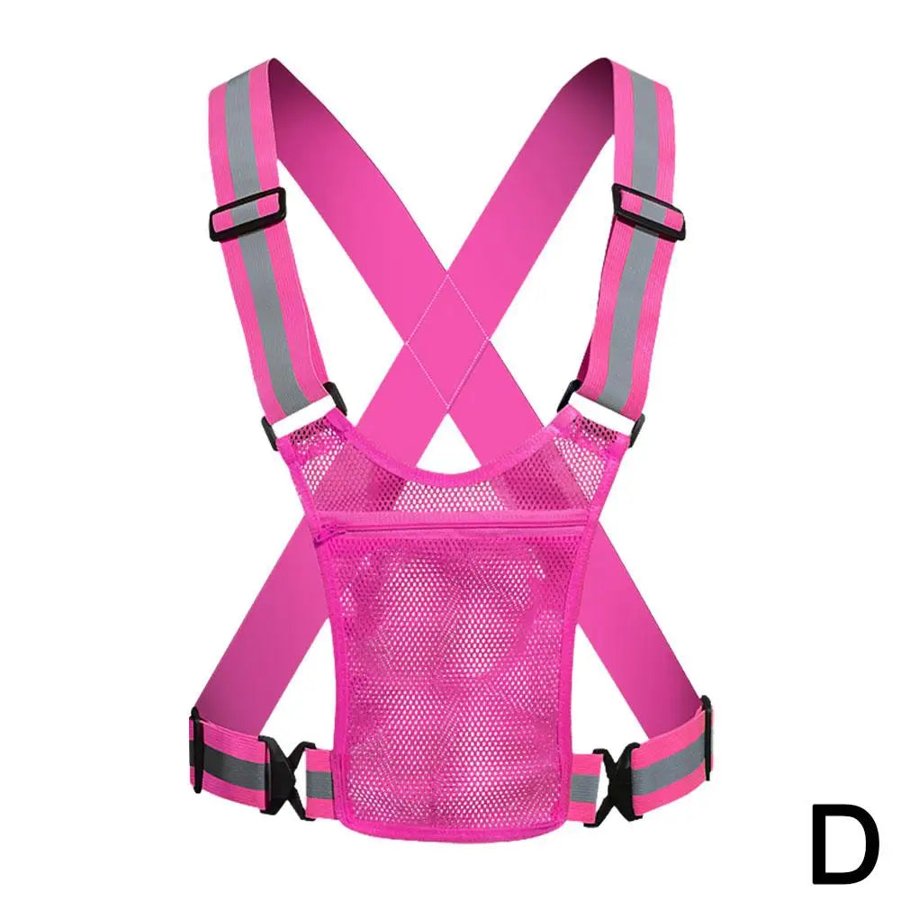 NightSafe Reflective Vest for Outdoor Sports