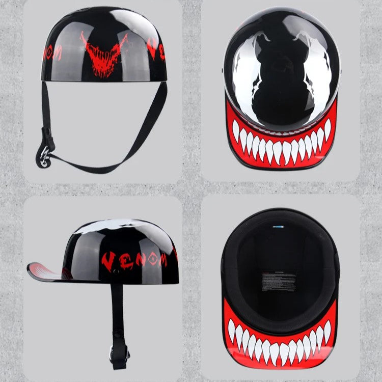 Vintage Half Motorcycle Helmet
