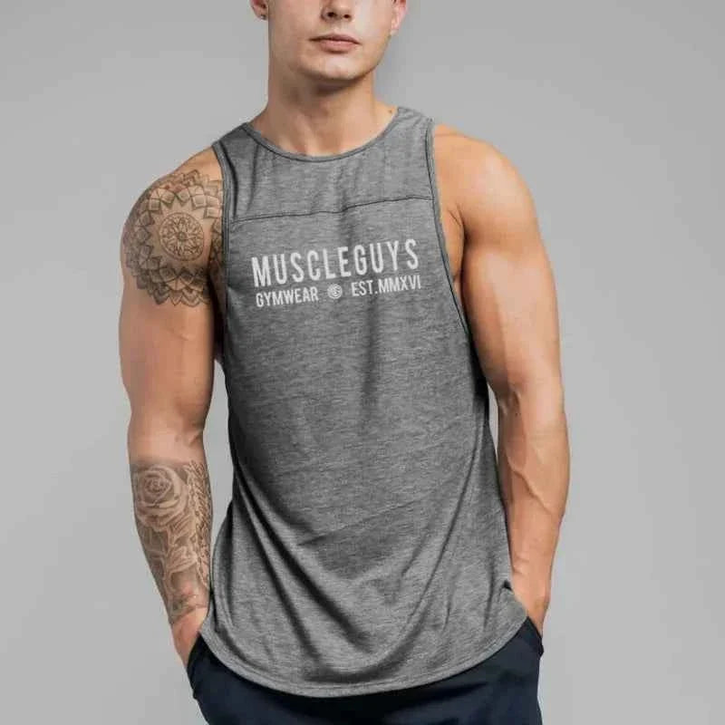 Men's Cotton Gym Muscle Tank Top Vest