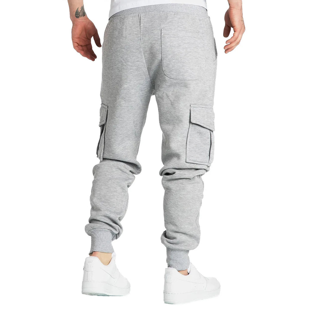 Men's Straight Fit Multi-Pocket Sweatpants