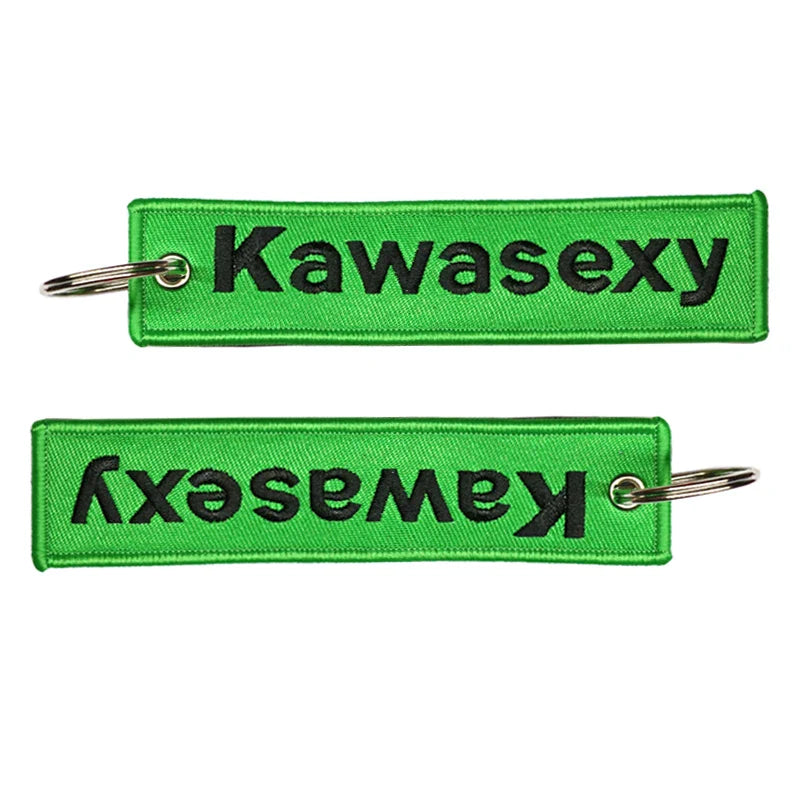 Sportbike Rider Motorcycle Keychain