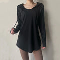 AirFlow Women's Hooded Yoga & Running Tee