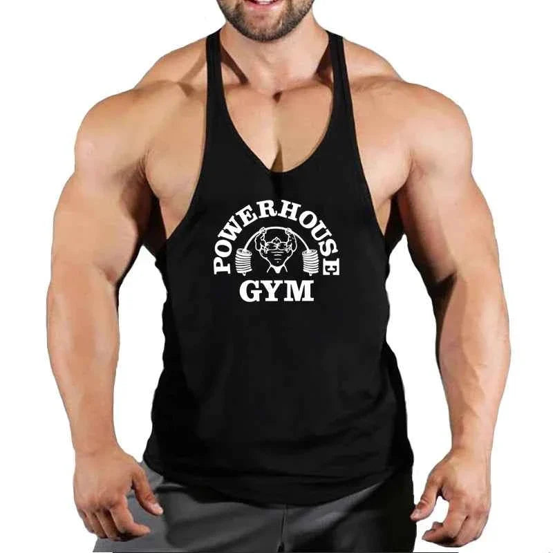 Men's Gym Stringer Vest Sleeveless Tank Top