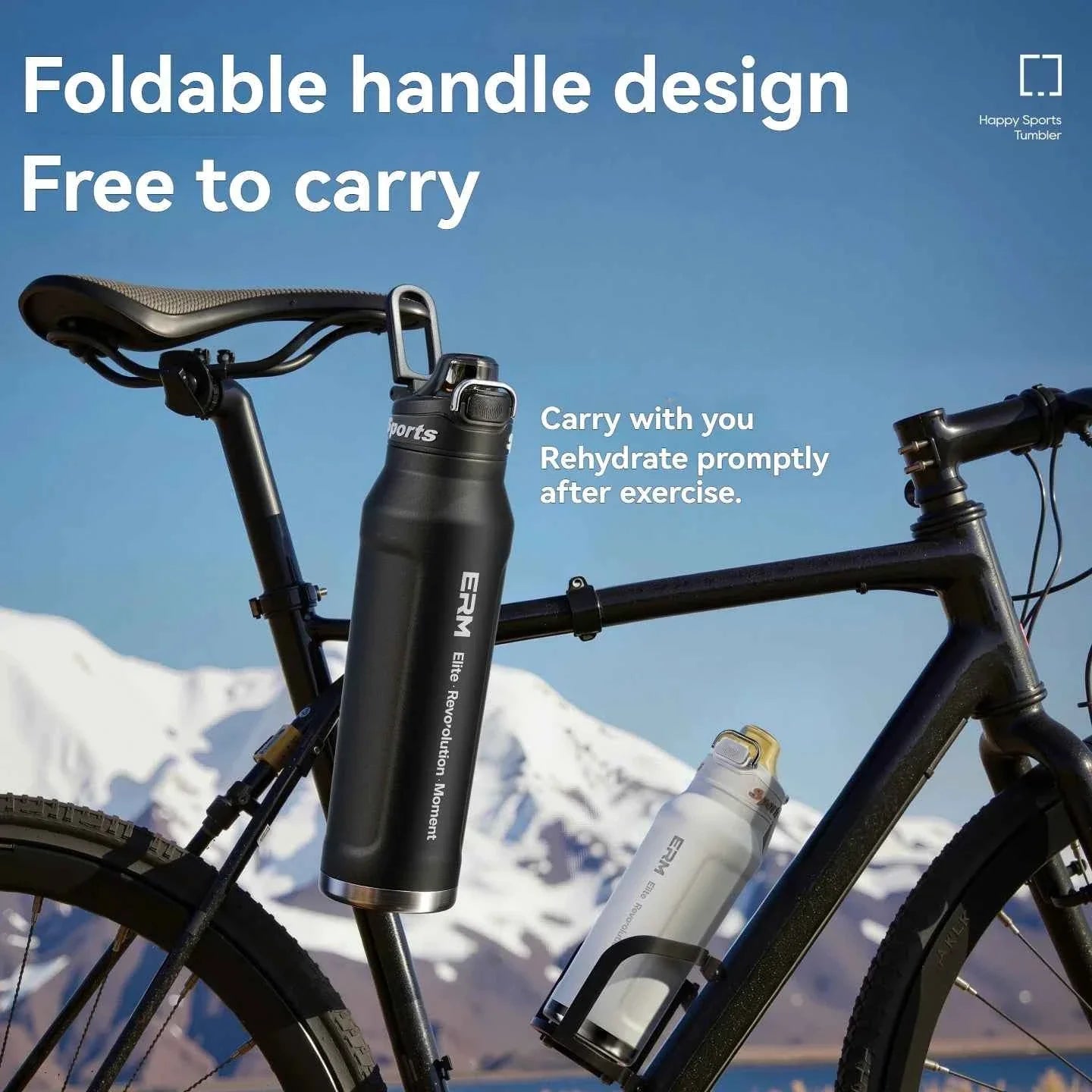 Insulated Stainless Steel Sports Water Bottle
