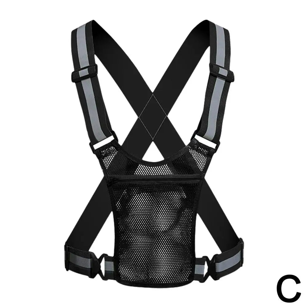 NightSafe Reflective Vest for Outdoor Sports