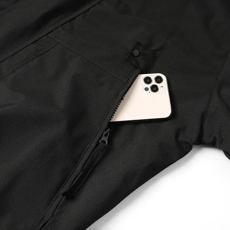 CHRLCK Unisex Waterproof Running Windbreaker