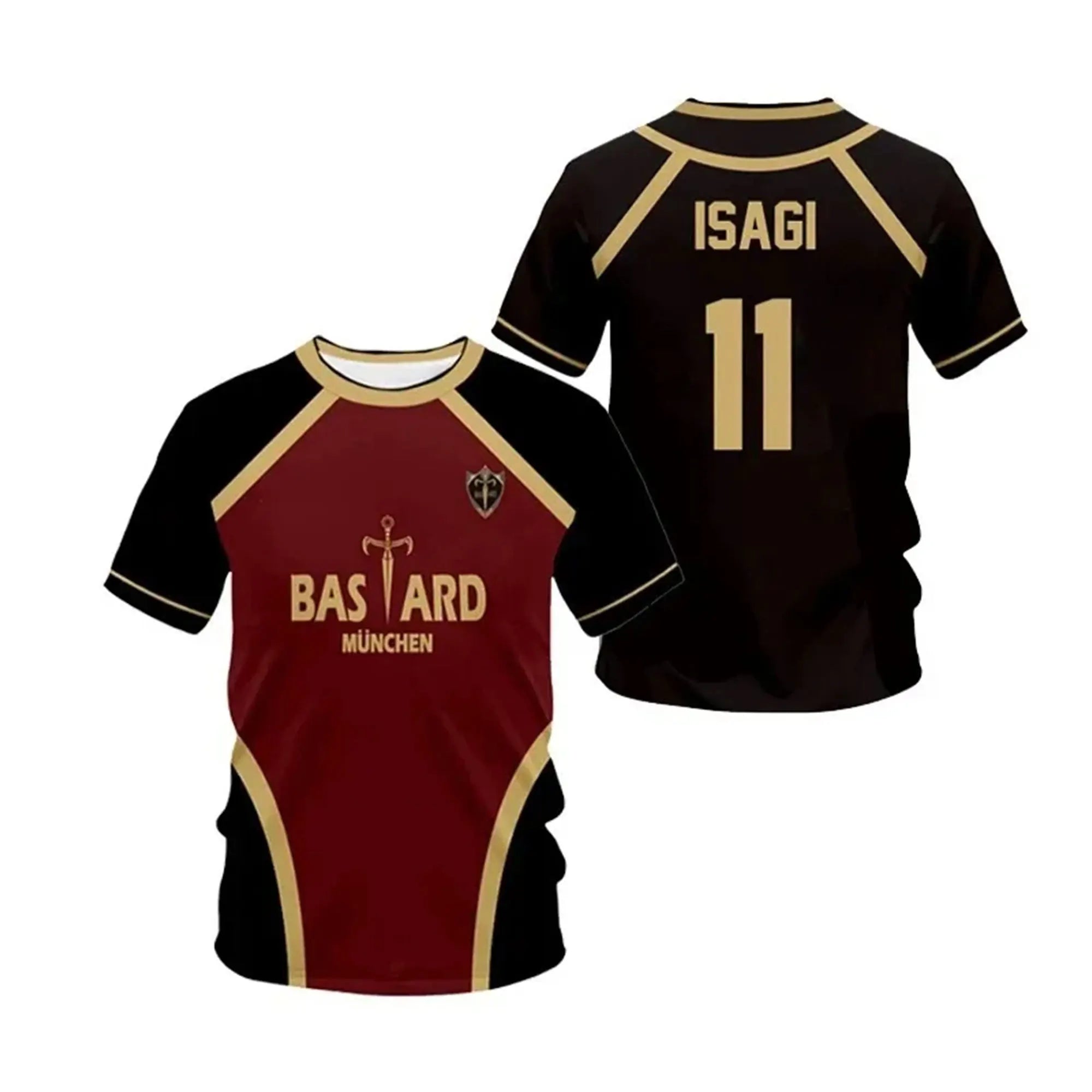 Blue Lock Futsal Anime Jersey T-Shirt