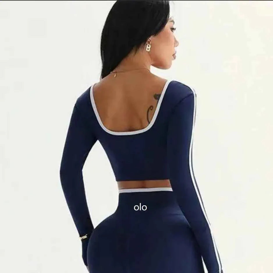 2026 Colorblock V-Waist Yoga Set