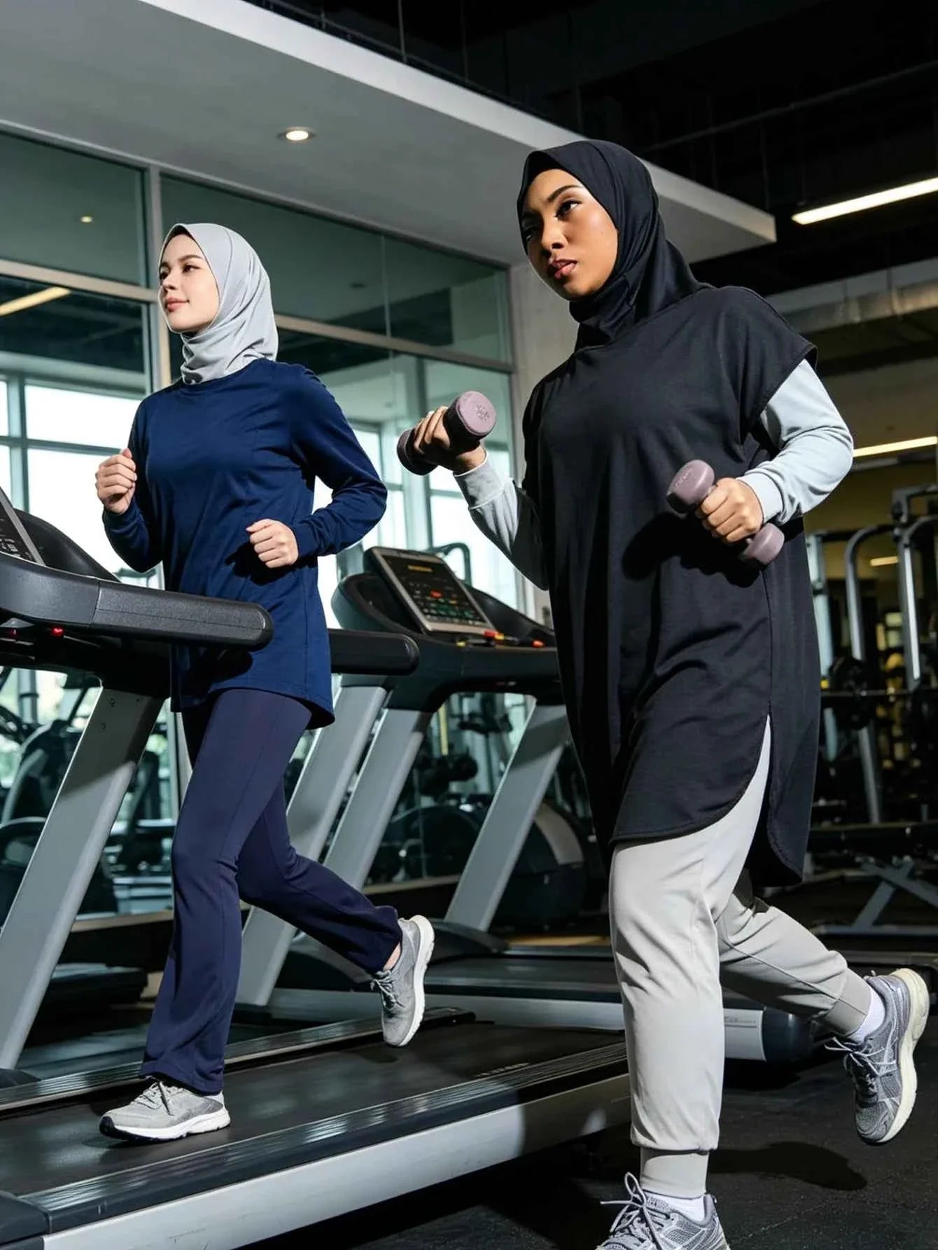 Women's Sport Hooded Quick-Dry Hijab