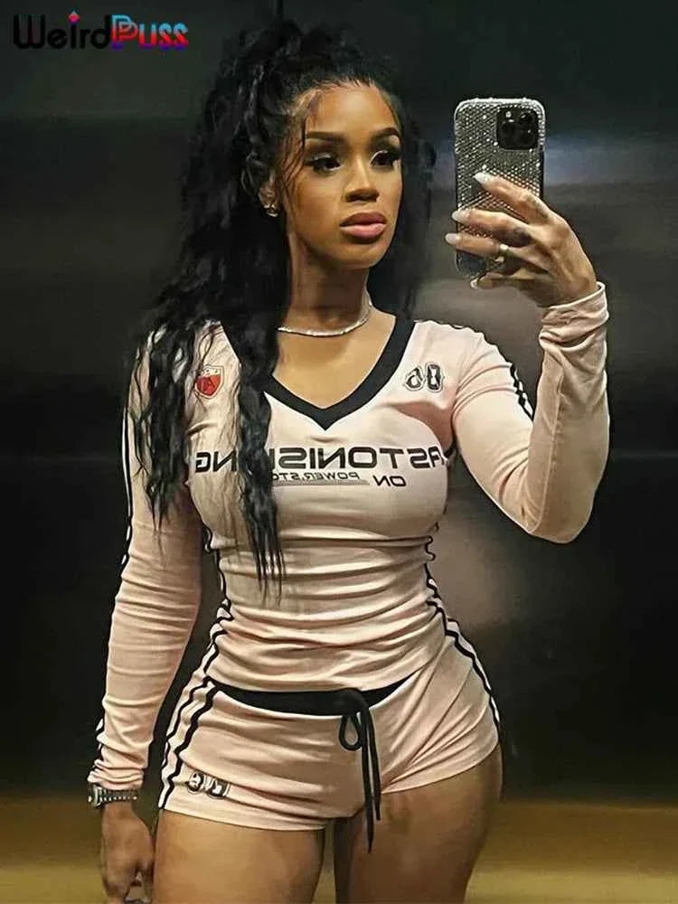 Weird Puss Women's Sporty Tracksuit Set