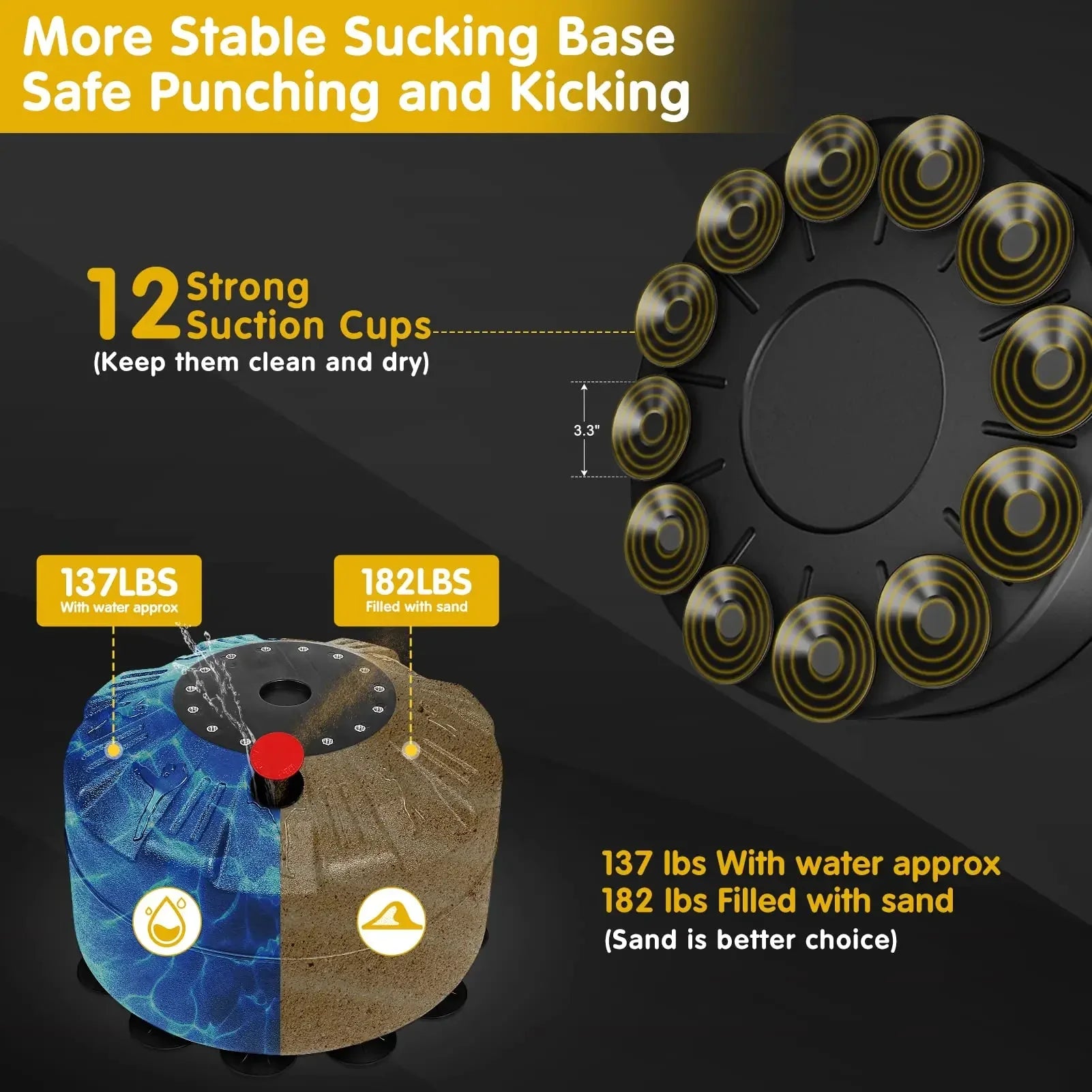 HomeBoxing Pro: Suction Stand & Gloves Set