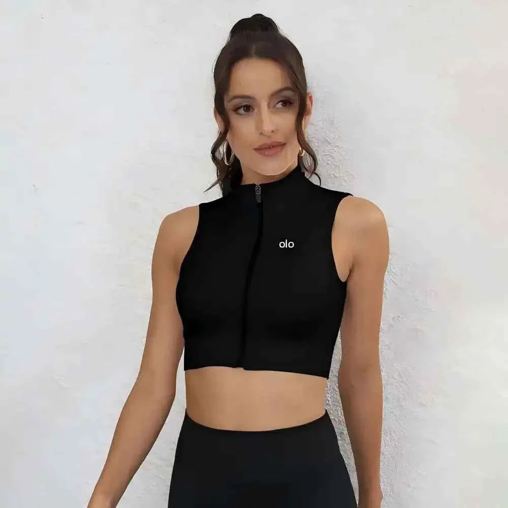 Quick-Dry Sleeveless olo Yoga Vest Top