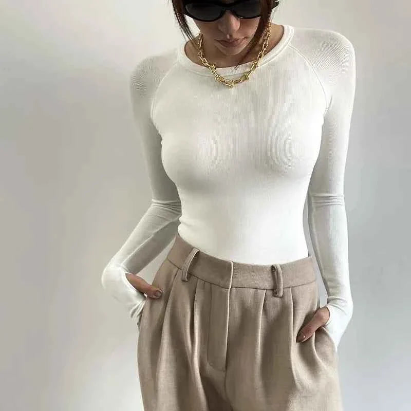 Women’s Long Sleeve Bodysuit Jumpsuit