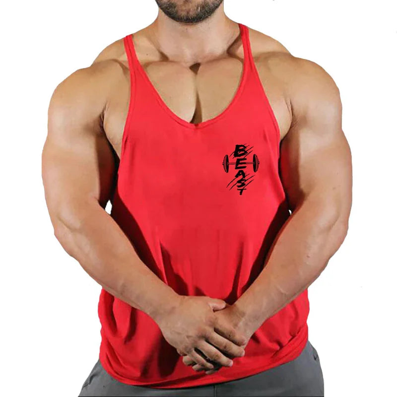 Men's Muscle Gym Tank Top Running Vest