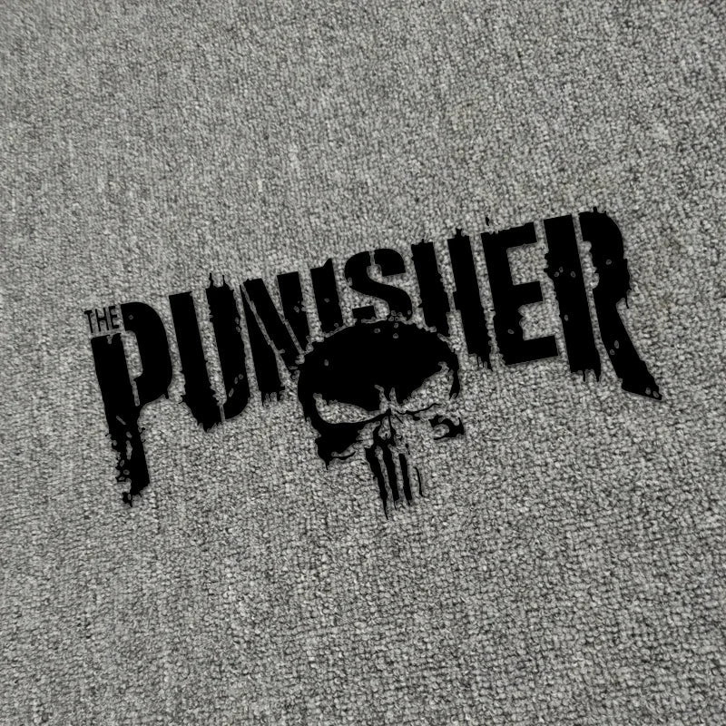 Motorcycle Tank Decals Punisher Reflective Waterproof PVC