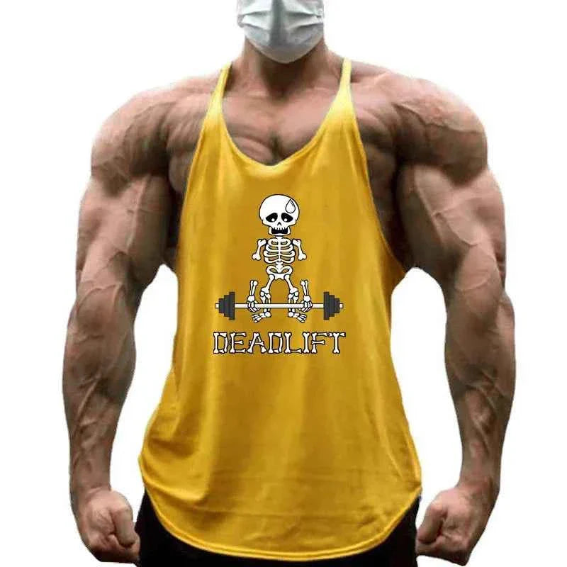 Men's Gym Muscle Workout Sleeveless Tank Top