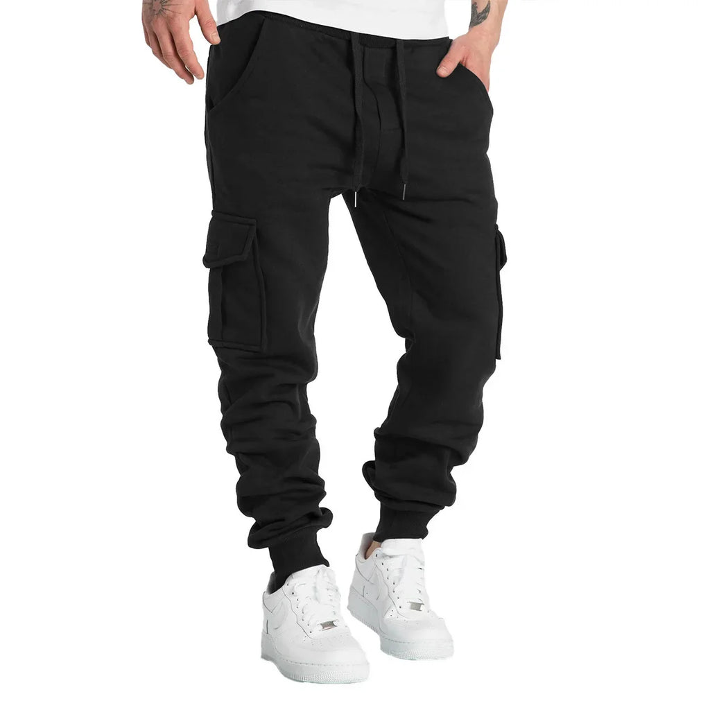 Men's Straight Fit Multi-Pocket Sweatpants