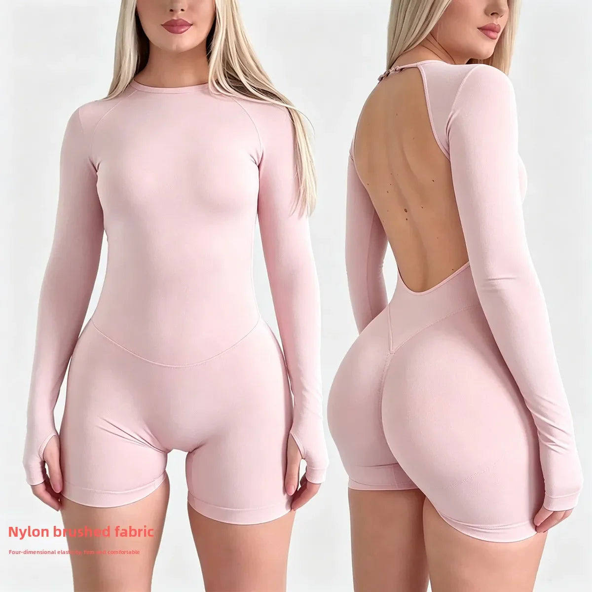 Women’s Seamless Backless Activewear Bodysuit