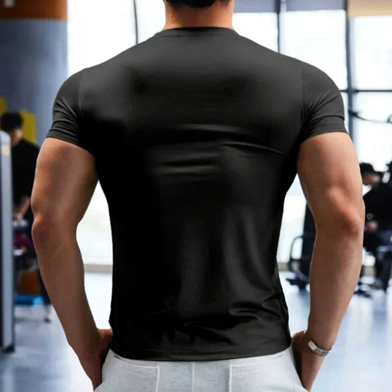 Man Plus Size Dry Fit Men's Sports T-shirts