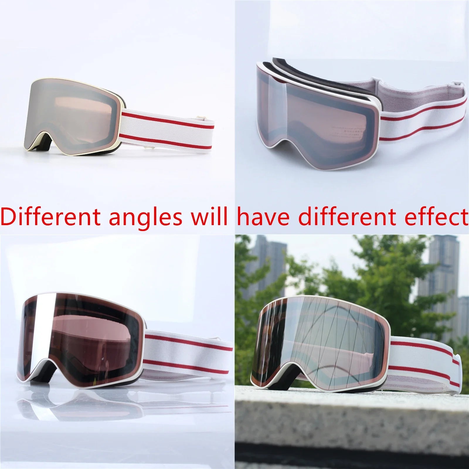 UV400 Anti-Fog Ski Snowboard Goggles