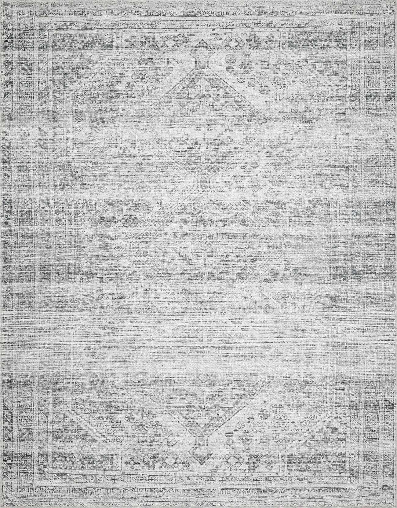 Barny Gray Blue Washable Rug - Clearance