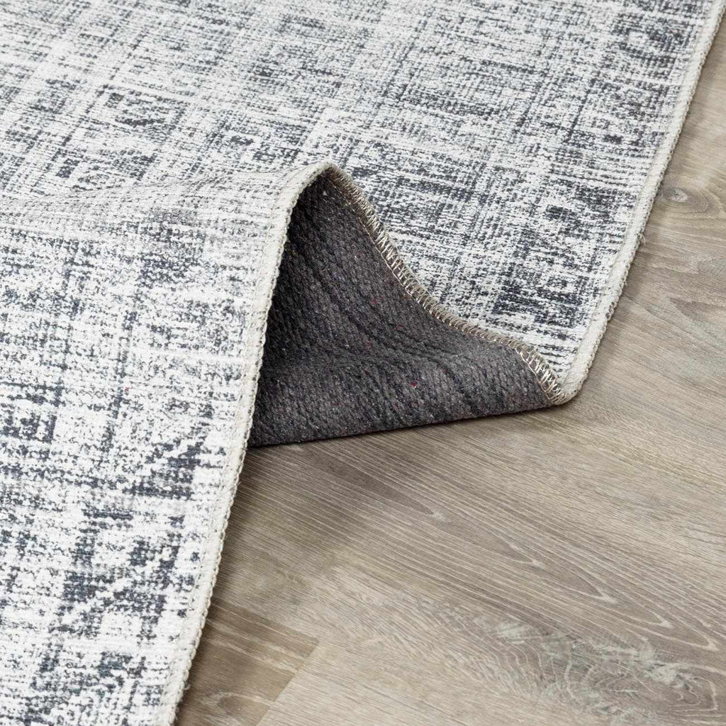 Barny Gray Blue Washable Rug - Clearance