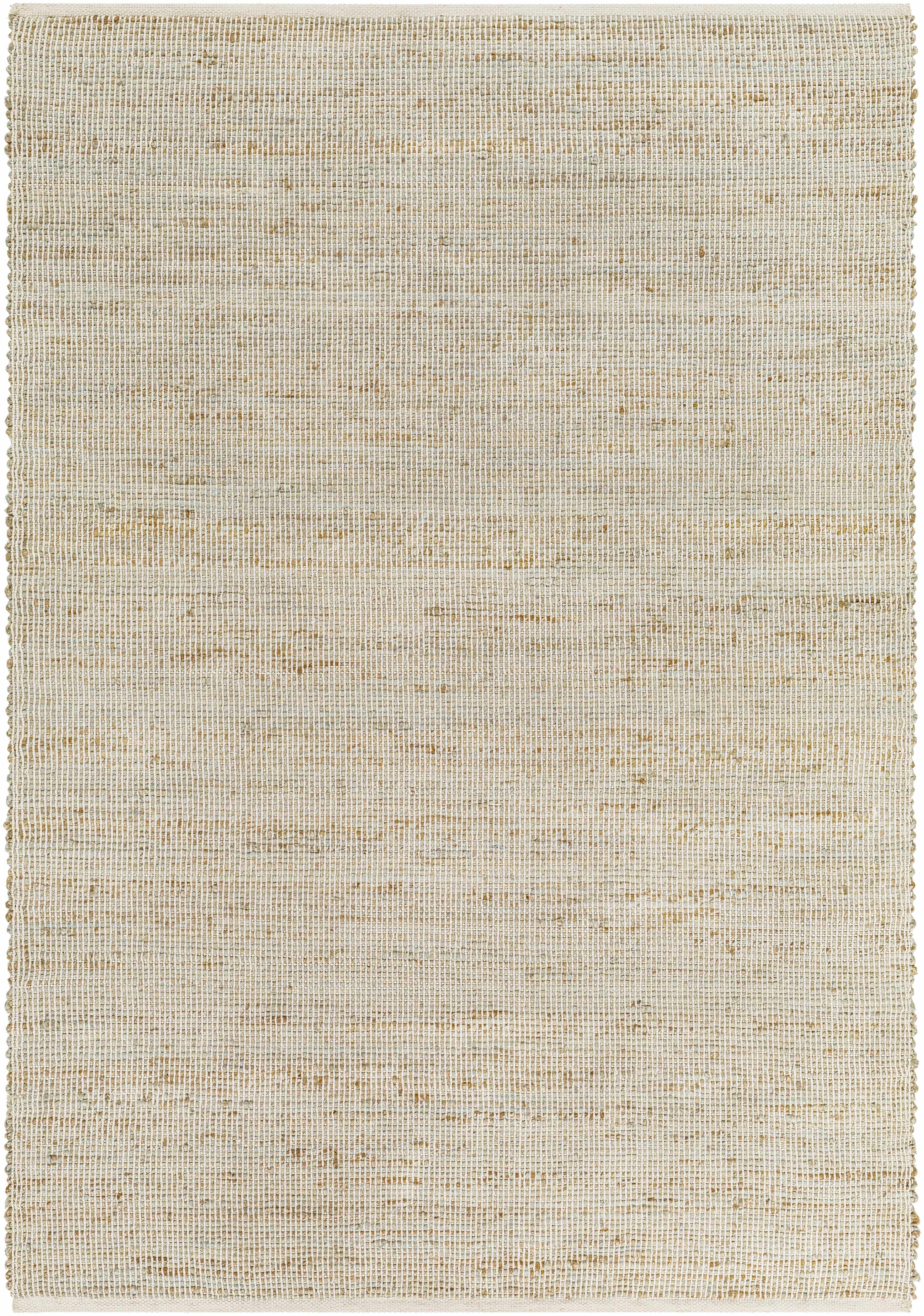Byrne Beige & Green Jute Rug - Clearance