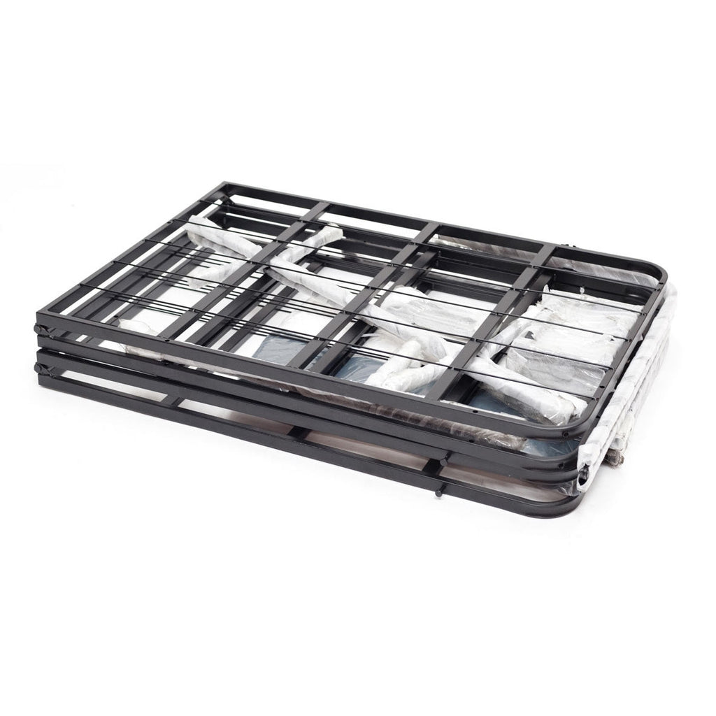 King size Metal Box-Spring Mattress Foundation with Cover