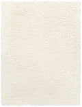 Siari Solid Cream Plush Rug