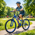 24 Inch Kids Mountain Bike with 7-Speed Adjustable Suspension