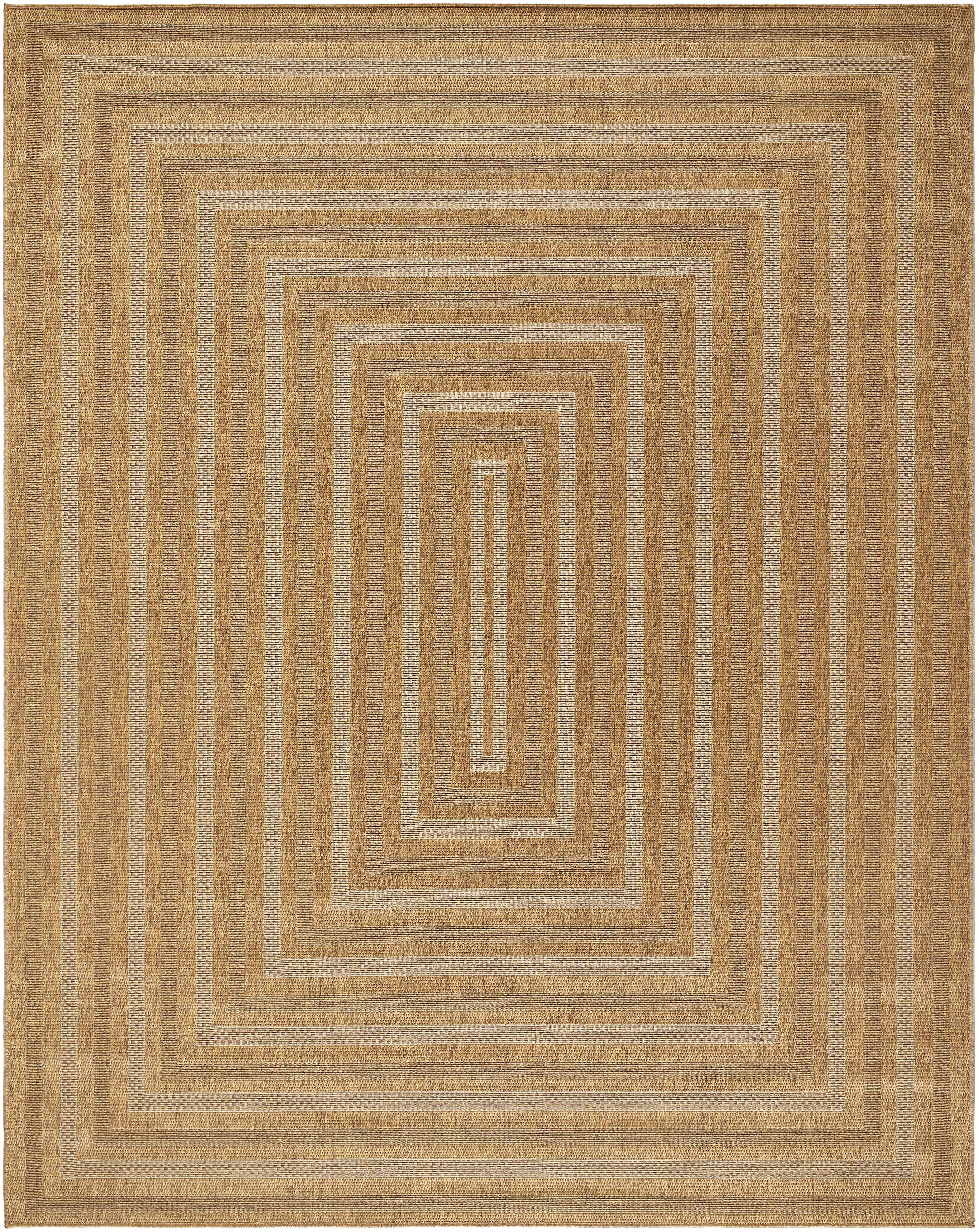 Dyami Flatweave Faux Jute Outdoor Rug