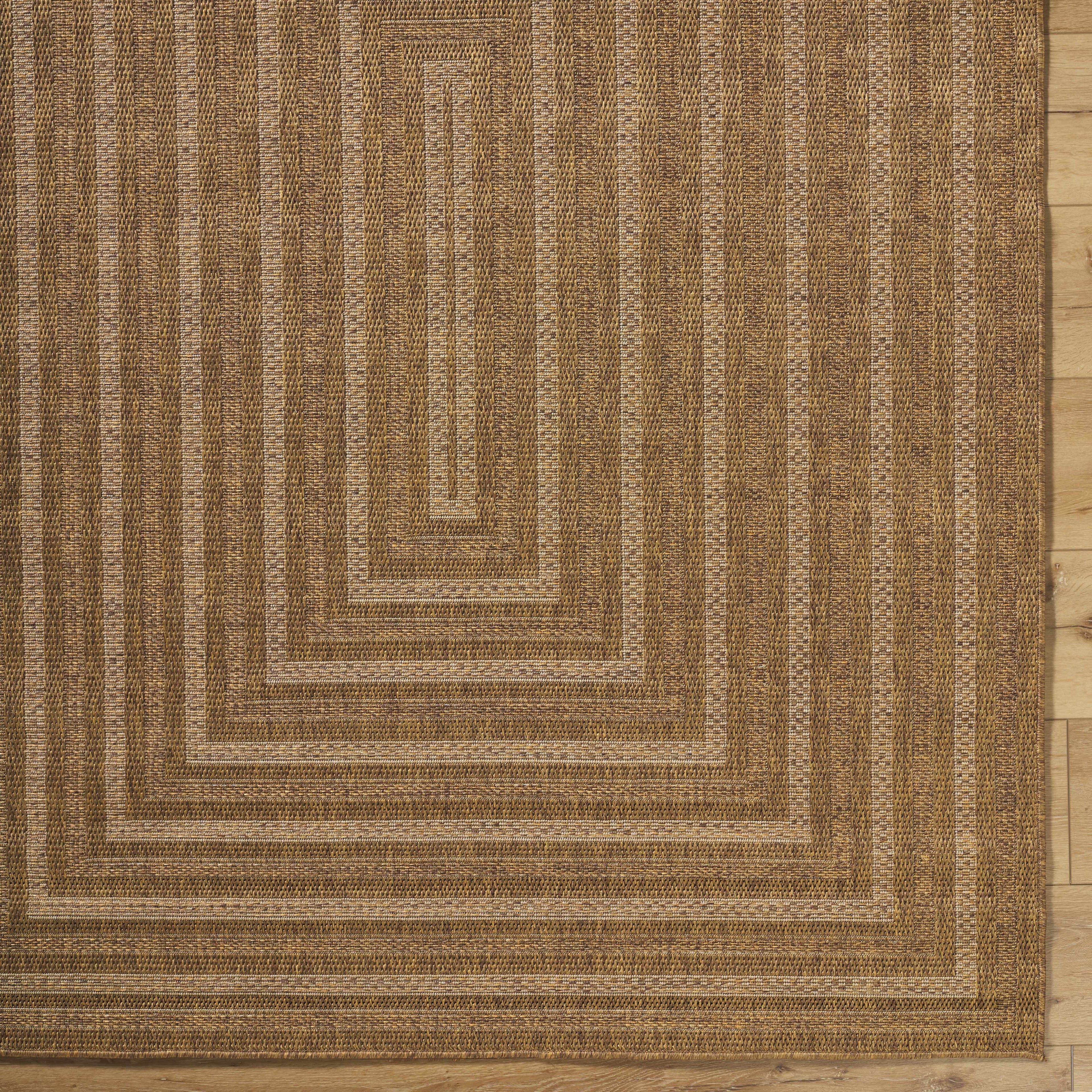 Dyami Flatweave Faux Jute Outdoor Rug