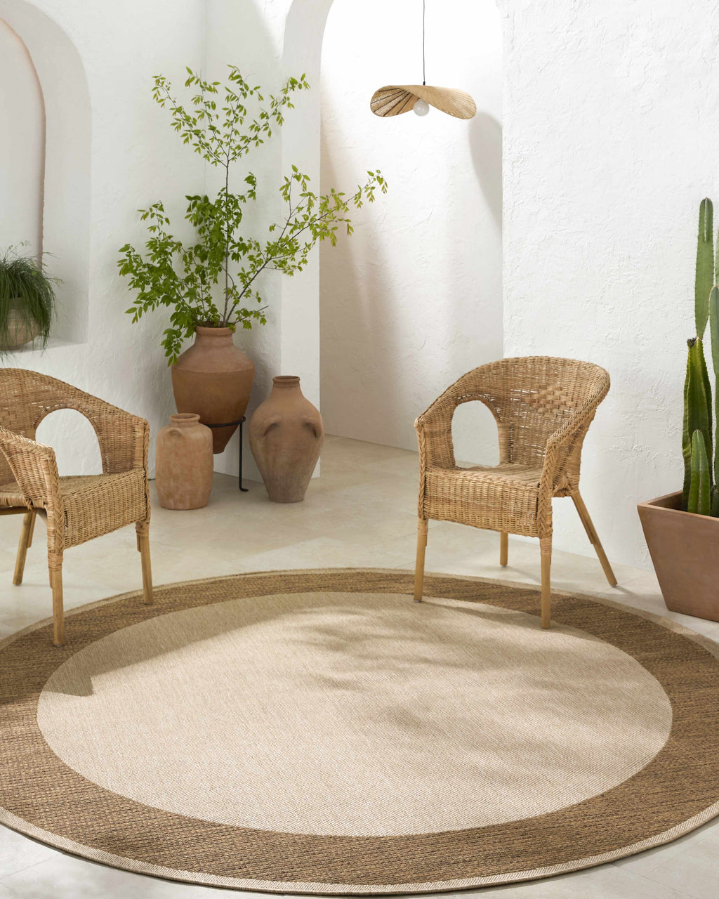 Inigo Flatweave Faux Jute Outdoor Rug