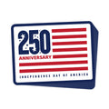 America 250 Years Anniversary Flag Decal