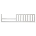SF Home Solid Wood Toddler Bed Rail in White Finish - Crib Sold Separately