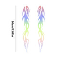 Motorcycle Reflective Flame Stickers Waterproof