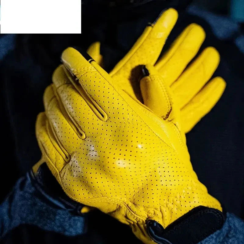 Vintage Leather Gloves Touchscreen Pro Ver