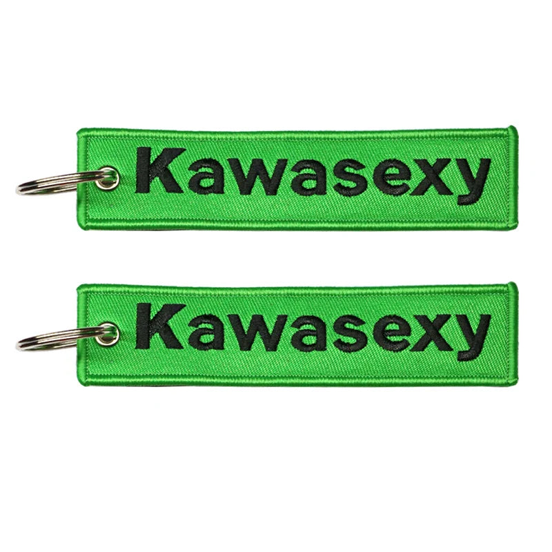 Sportbike Rider Motorcycle Keychain