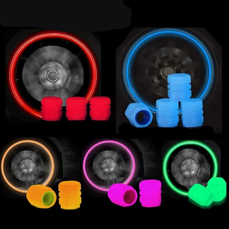 Luminous Valve Stem Caps Dustproof