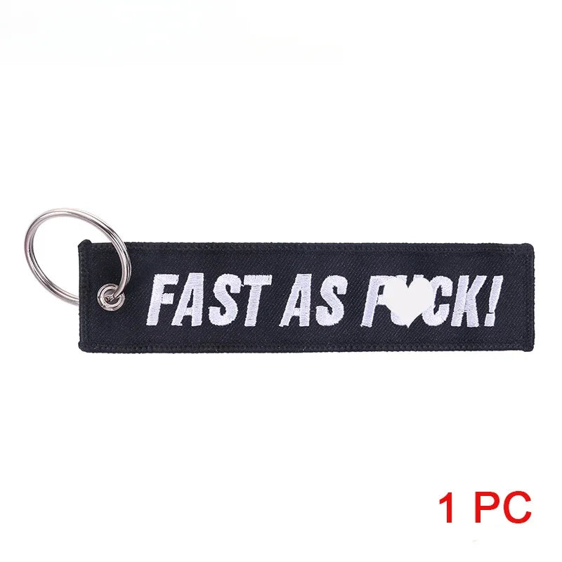 Full Throttle Motorcycle Keychain