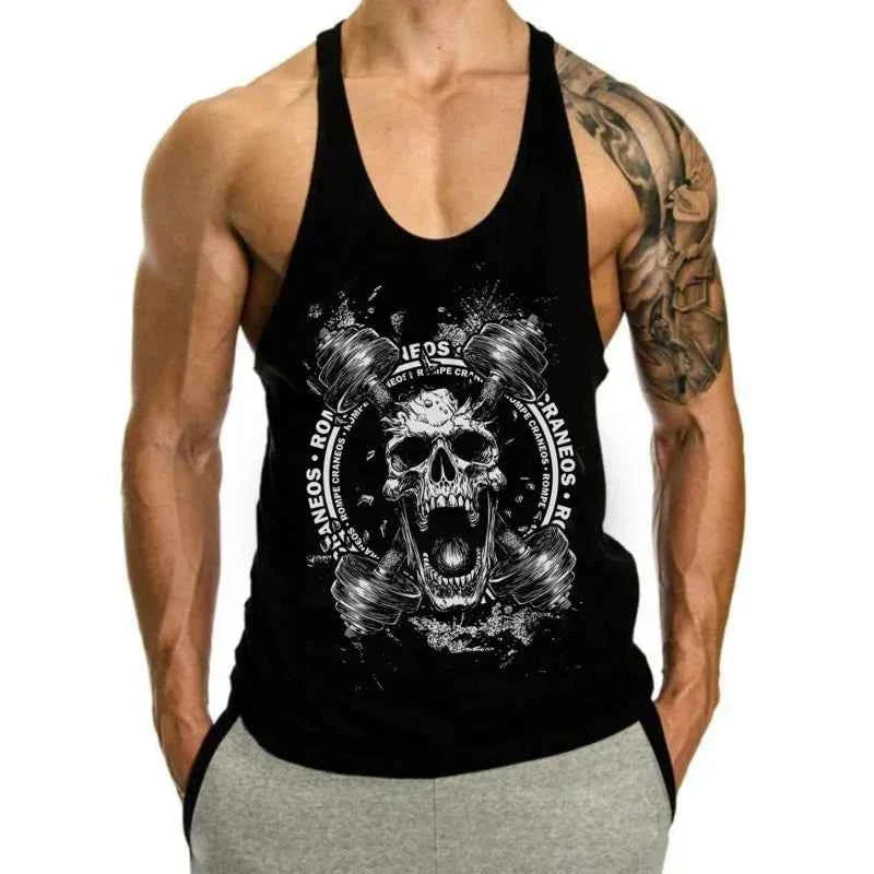 Men's Cotton Gym Tank Top Sleeveless Vest