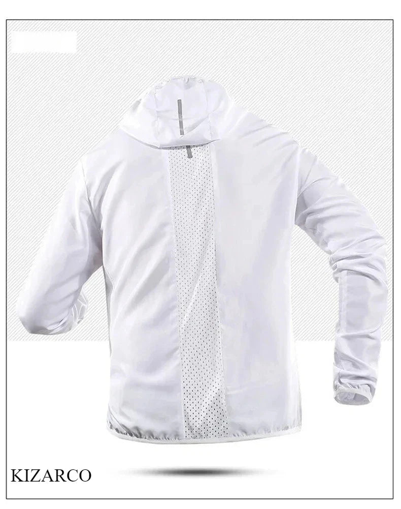 UltraLight Hooded Running Jacket - Windproof & Waterproof