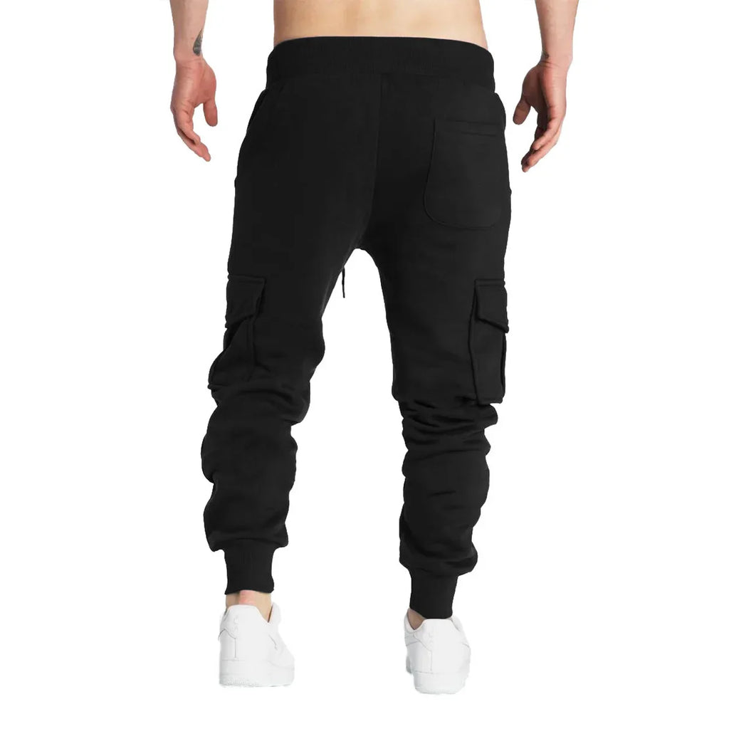 Men's Straight Fit Multi-Pocket Sweatpants