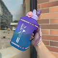 Large Straw Fitness Water Jug, Heat Resistant